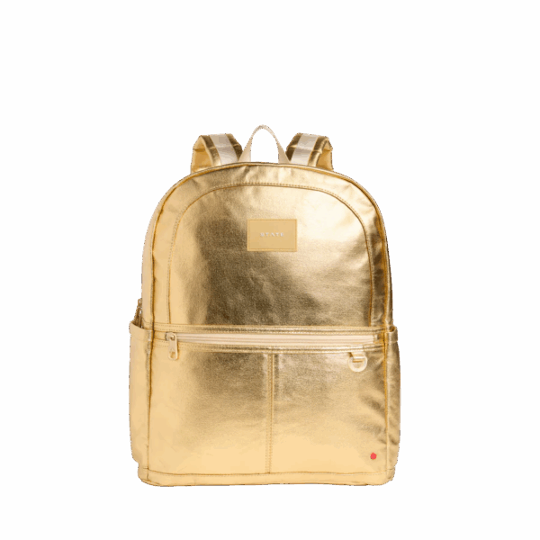 Kane Double Pocket Large Backpack Gold
