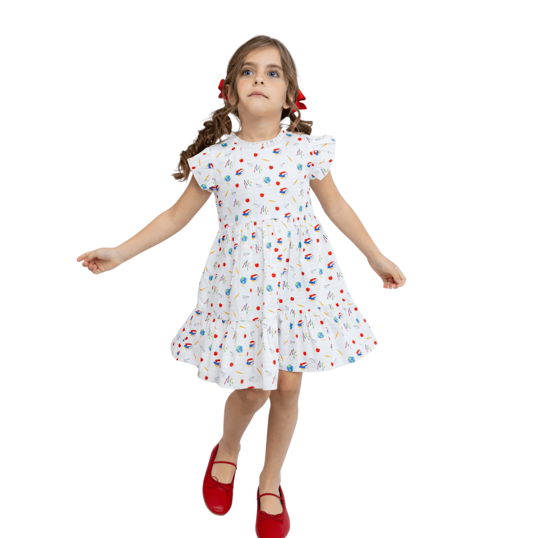 Back to School Ruffle Dress | TukTuk | Iris Gifts & Décor