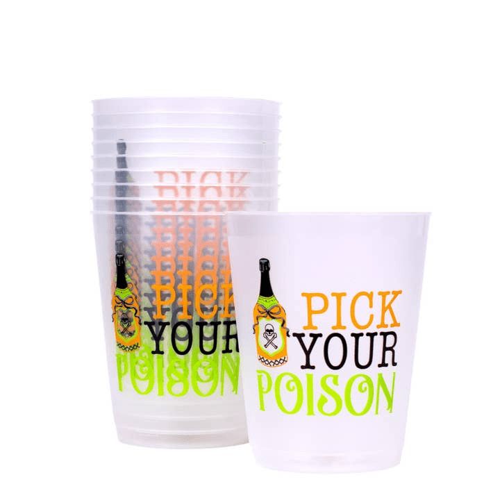 Pick Your Poison Party Cups | Royal Standard | Iris Gifts & Décor