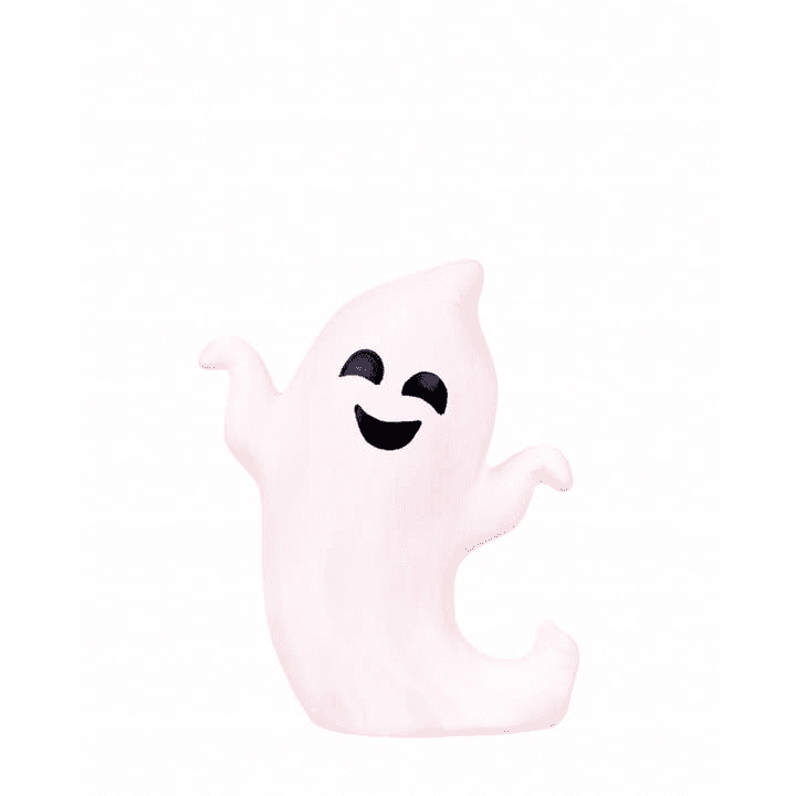 Pink & Black Harvey Ghost Decor 5″ |  | Iris Gifts & Décor