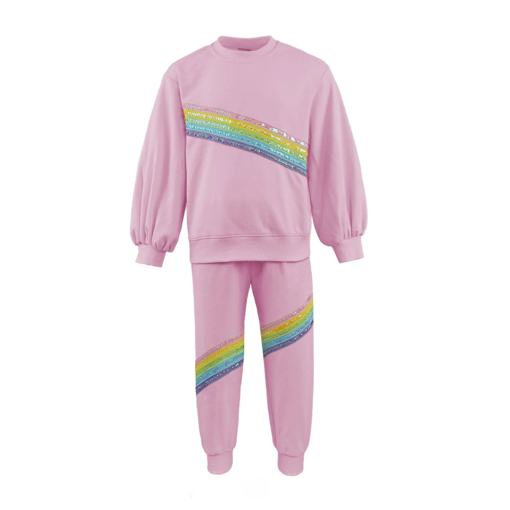 Pink Rainbow Stripe Set | Lola and the Boys | Iris Gifts & Décor