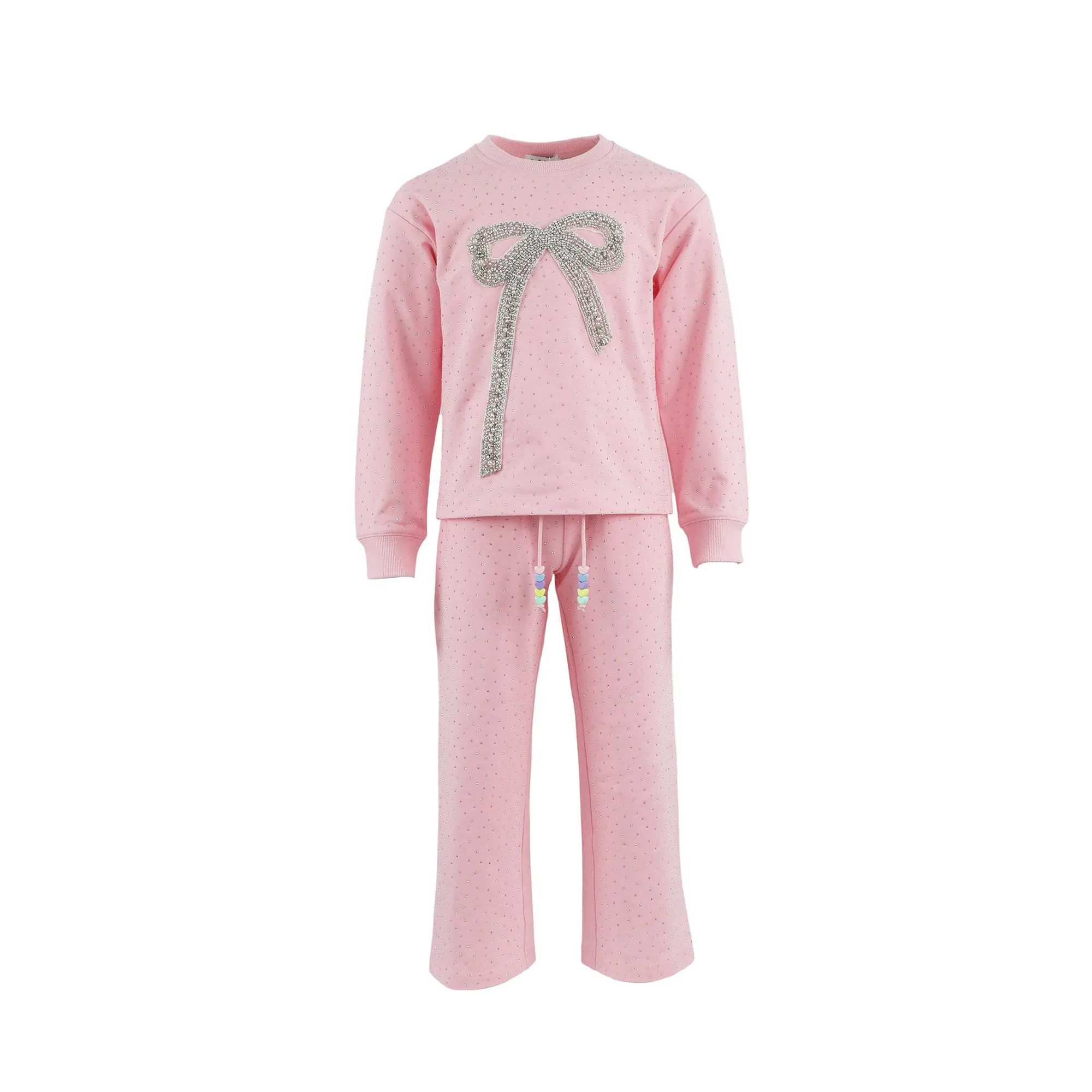Pink Sparkle Bow Charm Set | Lola and the Boys | Iris Gifts & Décor