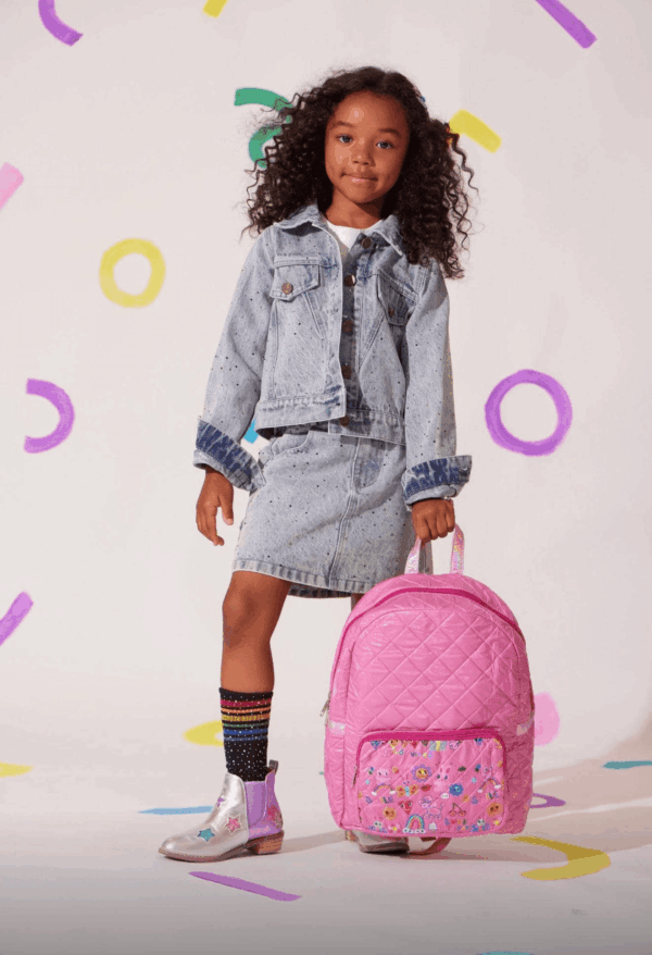 Rainbow Sparkle Denim Jacket - Image 2