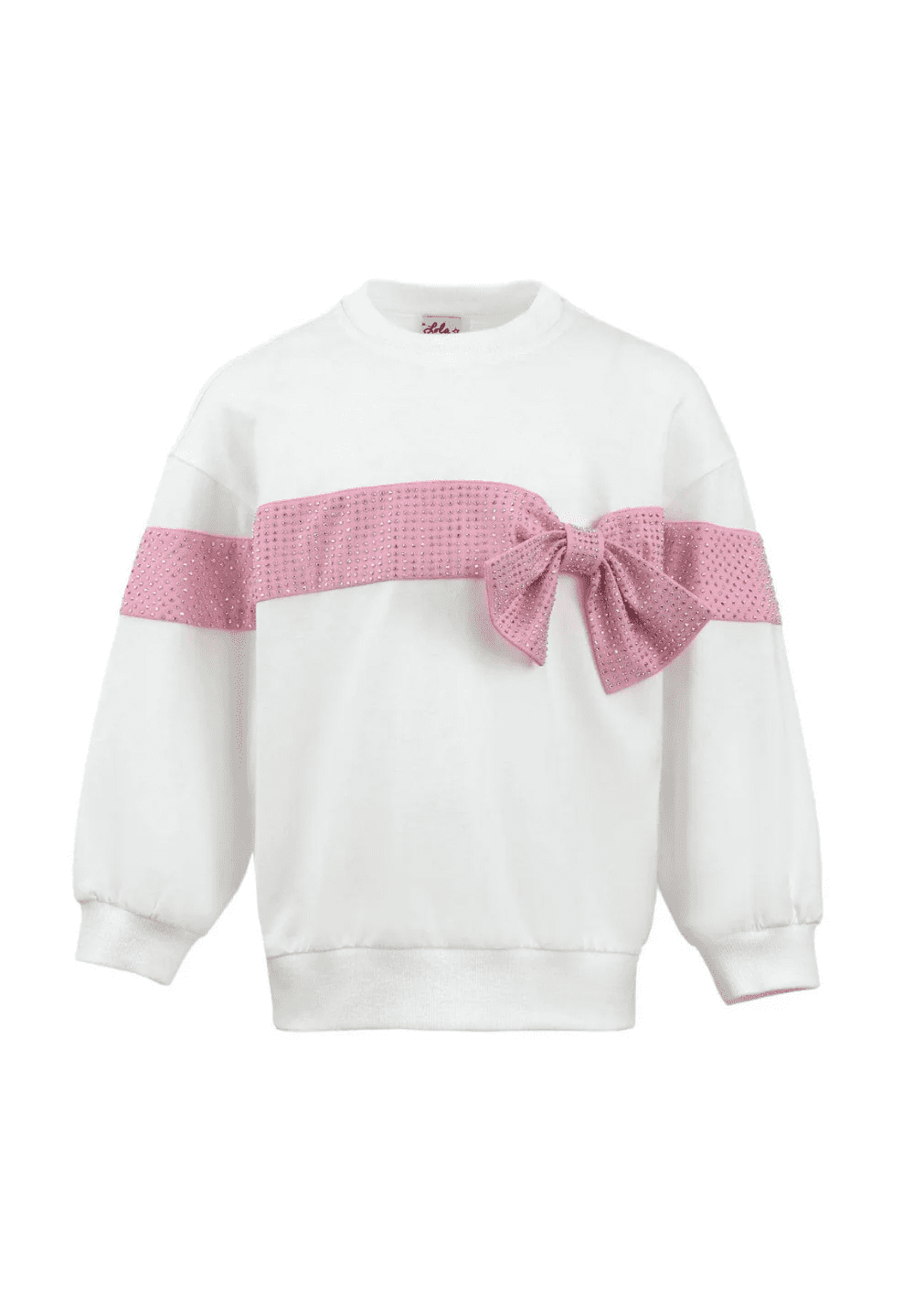 Crystal Bow Sweater | Lola and the Boys | Iris Gifts & Décor