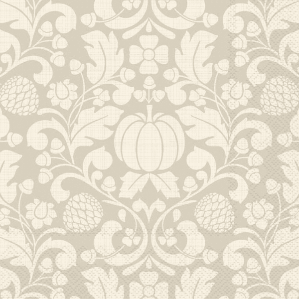 Fall Francis Cream Cocktail Napkins