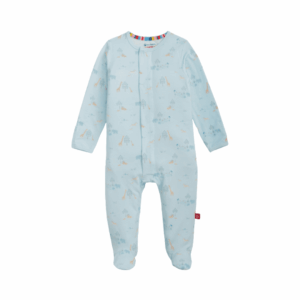 Serene Safari Blue Modal Footie