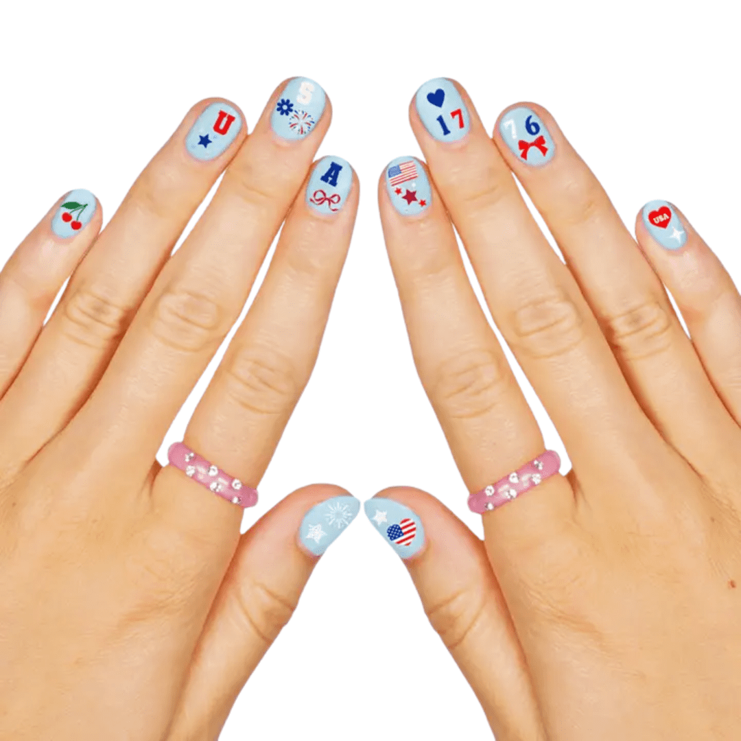 America 250 Nail Stickers | xofetti | Iris Gifts & Décor