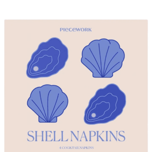 Shell Cocktail Napkins