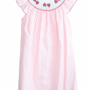Strawberries Smocked Helen Dress