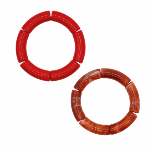 Acrylic Bamboo Bracelet