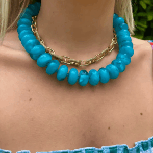 Bailey Chunky Beaded Necklace