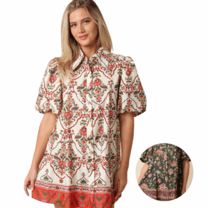 Multi Floral Mini Dress