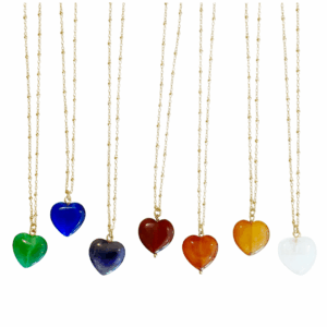 Quartz Heart Necklace